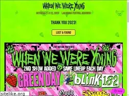 Sites similar to whenwewereyoungfestival.com