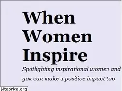 Sites similar to whenwomeninspire.com