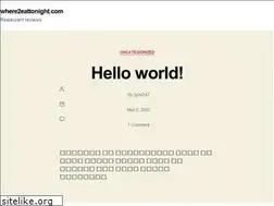 Sites similar to where2eattonight.com
