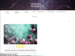 Sites similar to whereandwander.com