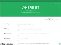 Sites similar to wherebt.com