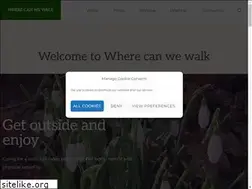 Sites similar to wherecanwewalk.com