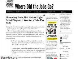 Sites similar to wheredidthejobsgo.com