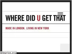 Sites similar to wheredidugetthat.com