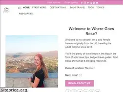 Sites similar to wheregoesrose.com