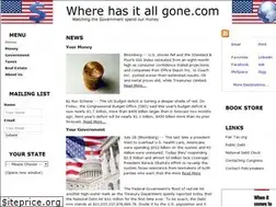 Sites similar to wherehasitallgone.com
