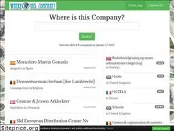 Sites similar to whereisthiscompany.com