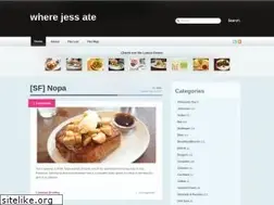 Sites similar to wherejessate.com