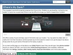 Sites similar to wheresmybank.com