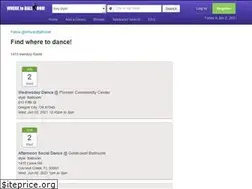 Sites similar to wheretoballroom.com