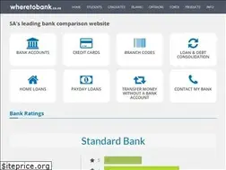 Sites similar to wheretobank.co.za