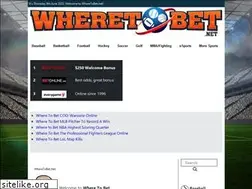 Sites similar to wheretobet.net