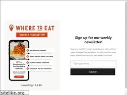 Sites similar to wheretoeat.us
