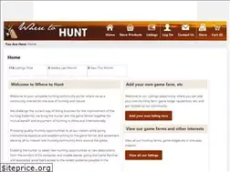 Sites similar to wheretohunt.net