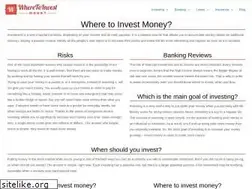 Sites similar to wheretoinvest.money
