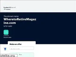 Sites similar to wheretoretiremagazine.com