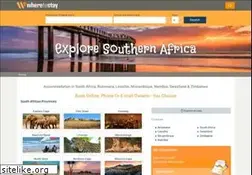 Sites similar to wheretostay.co.za