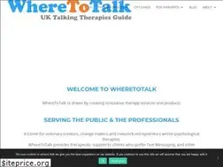 Sites similar to wheretotalk.org