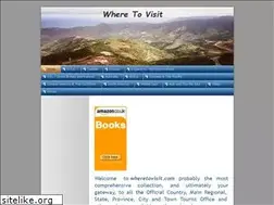 Sites similar to wheretovisit.com