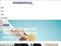 Sites similar to whereyoucan.com