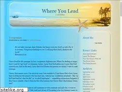 Sites similar to whereyoulead.com