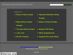 Sites similar to wheyproteinisolatelabs.com