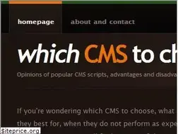 Sites similar to whichcmstochoose.com