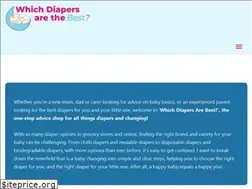 Sites similar to whichdiapersarethebest.com