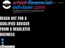 Sites similar to whichfinancialadviser.com