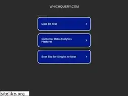 Sites similar to whichquery.com