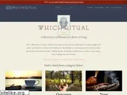Sites similar to whichritual.com