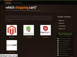 Sites similar to whichshoppingcart.com