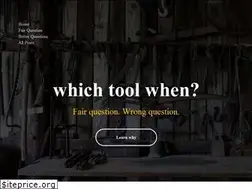 Sites similar to whichtoolwhen.com