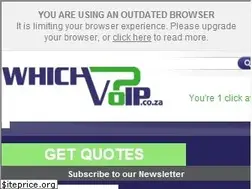 Sites similar to whichvoip.co.za
