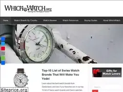 Sites similar to whichwatch.org