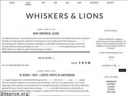 Sites similar to whiskersandlions.com