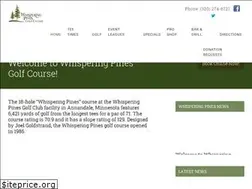 Sites similar to whisperingpinesgolf.com