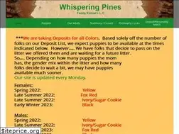 Sites similar to whisperingpineslabradors.com