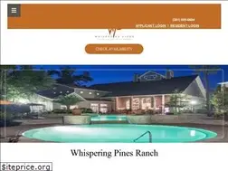 Sites similar to whisperingpinesranch-apts.com