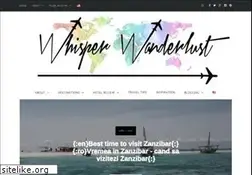 Sites similar to whisperwanderlust.com