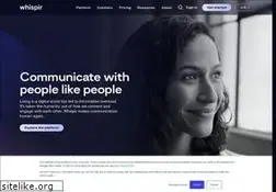 Sites similar to whispir.com