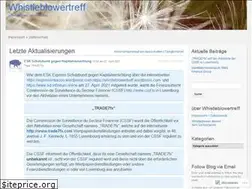 Sites similar to whistleblowertreff.wordpress.com