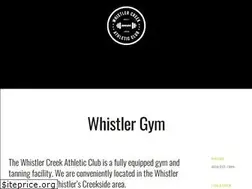 Sites similar to whistlergym.com