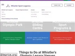 Sites similar to whistlersportlegacies.com