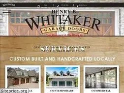 Sites similar to whitakergaragedoors.com