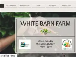 Sites similar to whitebarnfarm.org