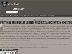 Sites similar to whiteblockcompany.com