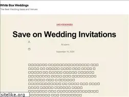Sites similar to whiteboxweddings.com
