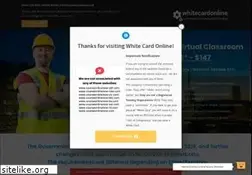 Sites similar to whitecardonline.com.au