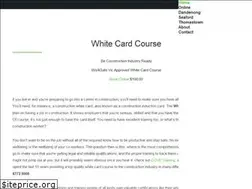 Sites similar to whitecardtrainingcentre.com.au